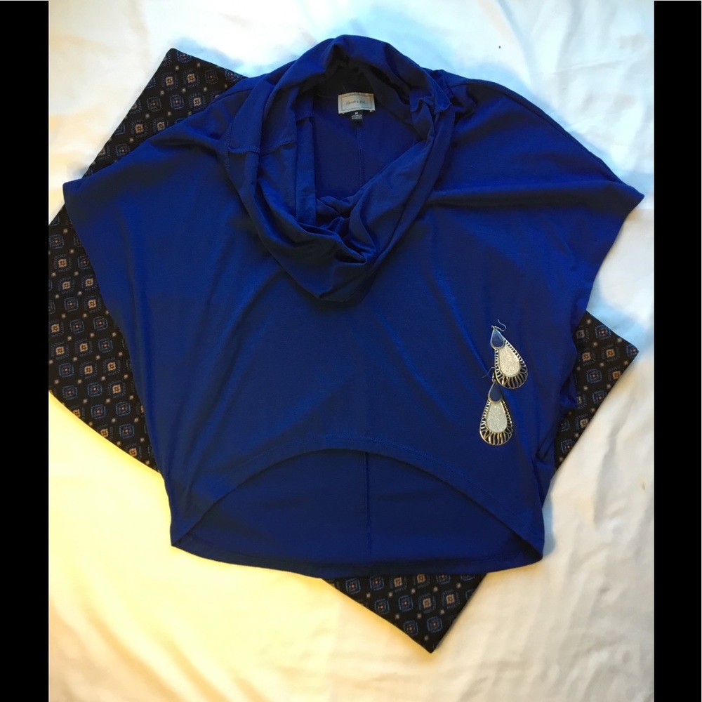 About A Girl Blue Blouse